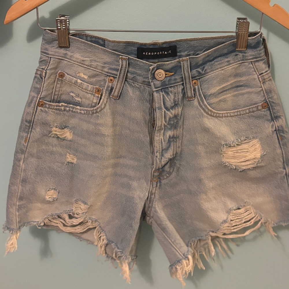 Aeropostale size 2 90s high rise cutoff shorts Long